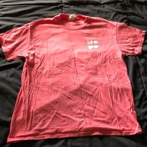 Trader Joe’s crew member shirt pink